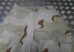 Genuine US Ripstop 6 Pocket Combat / Field Cut Down Trousers Desert Camo Shorts
