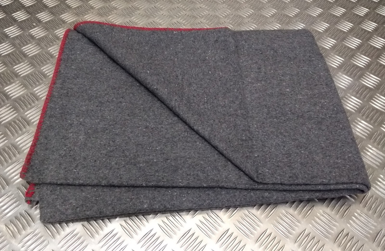 Military Army Style Whipped End Blanket Wool Mix Blanket Personal Bedding New