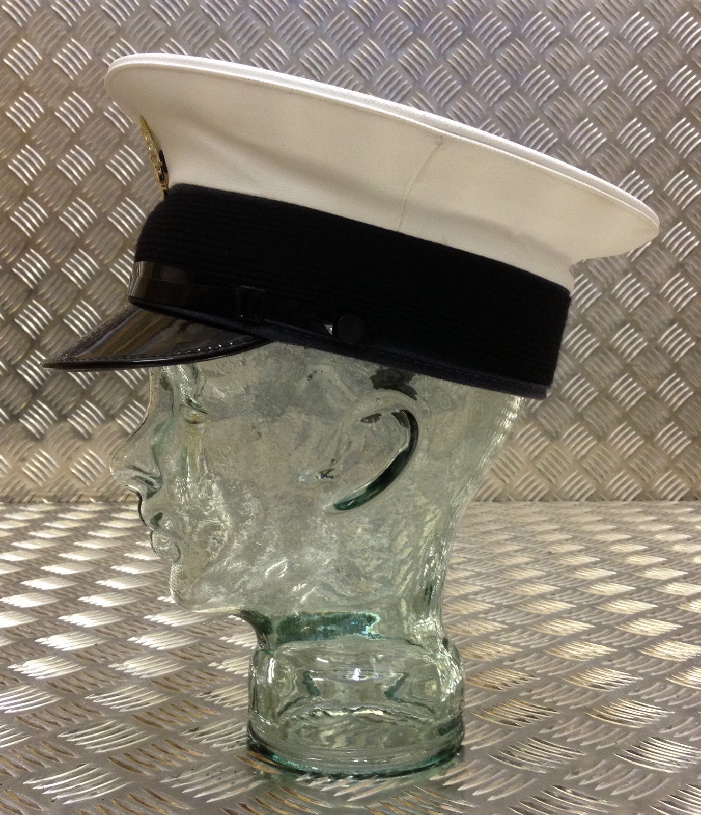 RAF Royal Air Force Cap White Top NCO / SNCO Ranks Dress Hat NCO's - Assorted Sizes
