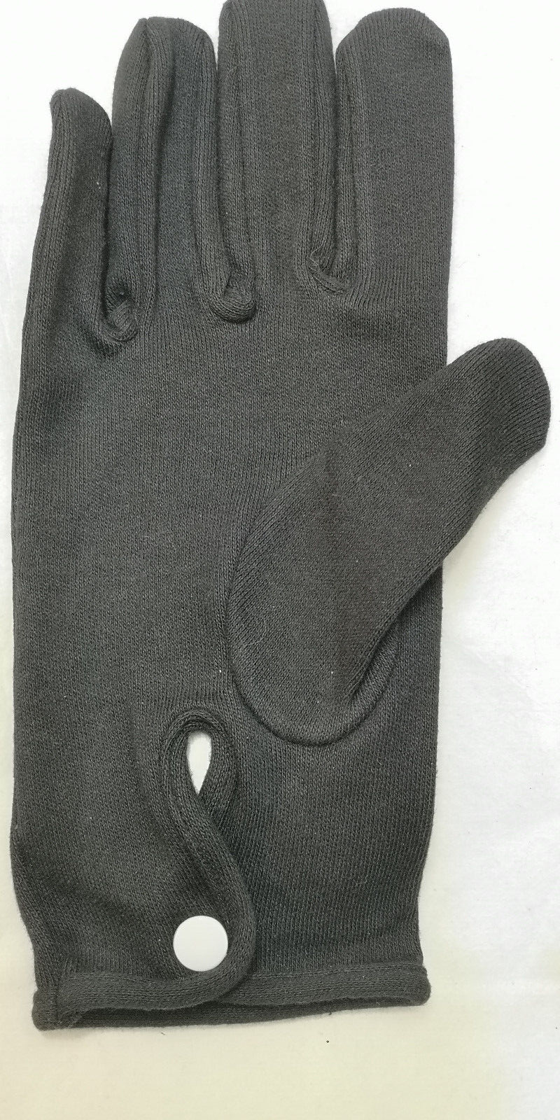 Black 3 Dart Cotton Parade Ceremonial Gloves Size Large