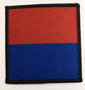 Royal Artillery TRF Tactical Recognition Flash Red and Blue Patch