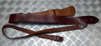 Vintage Sam Browne Belt Brown Leather Belt Set And Cross Over Strap Complete
