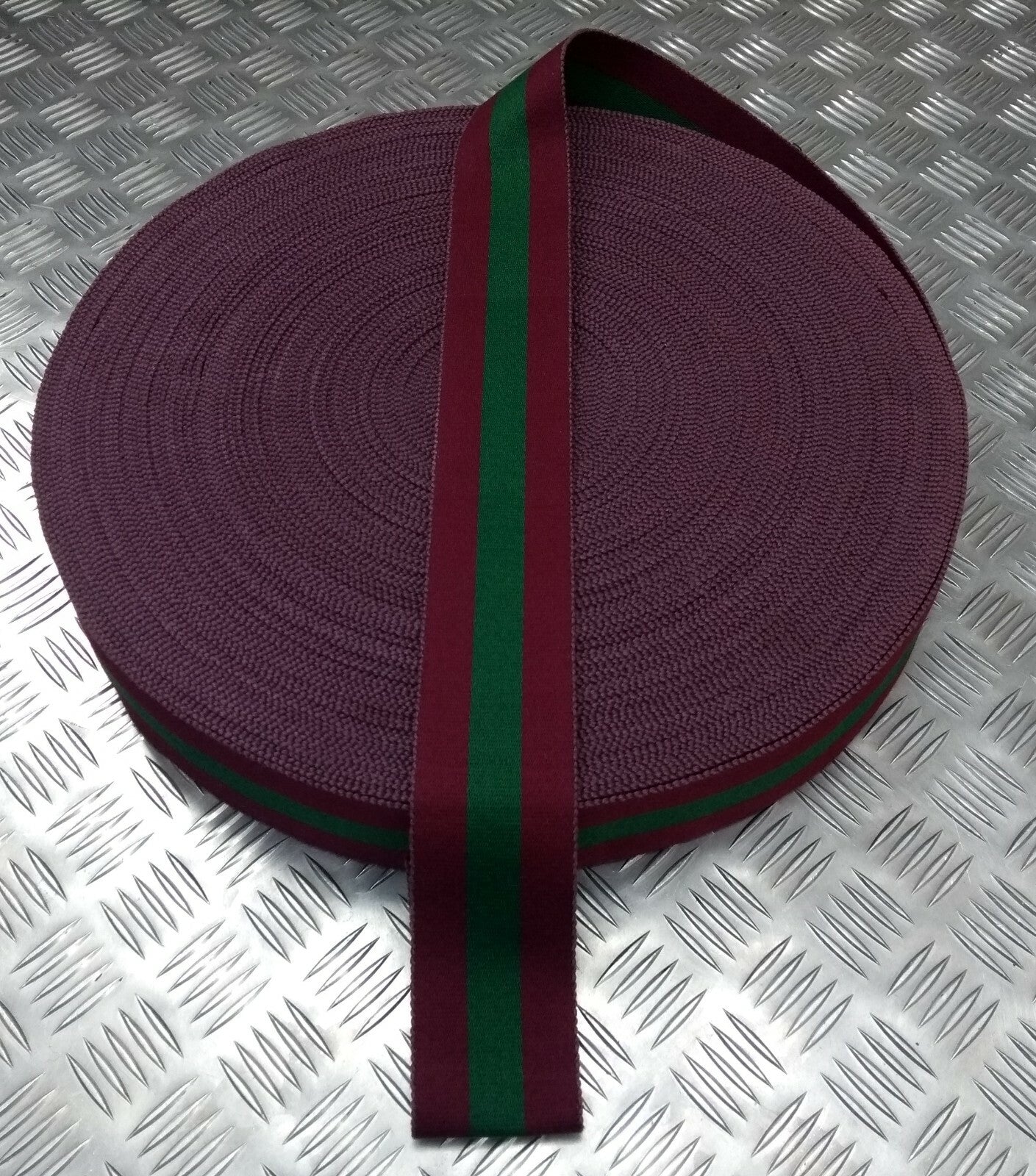 Genuine Botswana Issue Two Colour Green Maroon Stable Belt Material