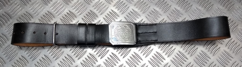 UAE Belt Ceremonial & Parade Duties Leather & Chrome Buckle