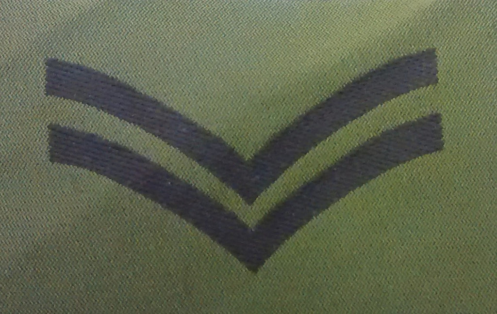 Rank Badges Army Green / Desert OD / DS Subdued Assorted Ranks 1 Pair