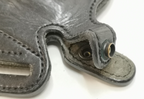 Ruger Speed Six S/6 Black Leather Pancake Belt Holster Right Hand