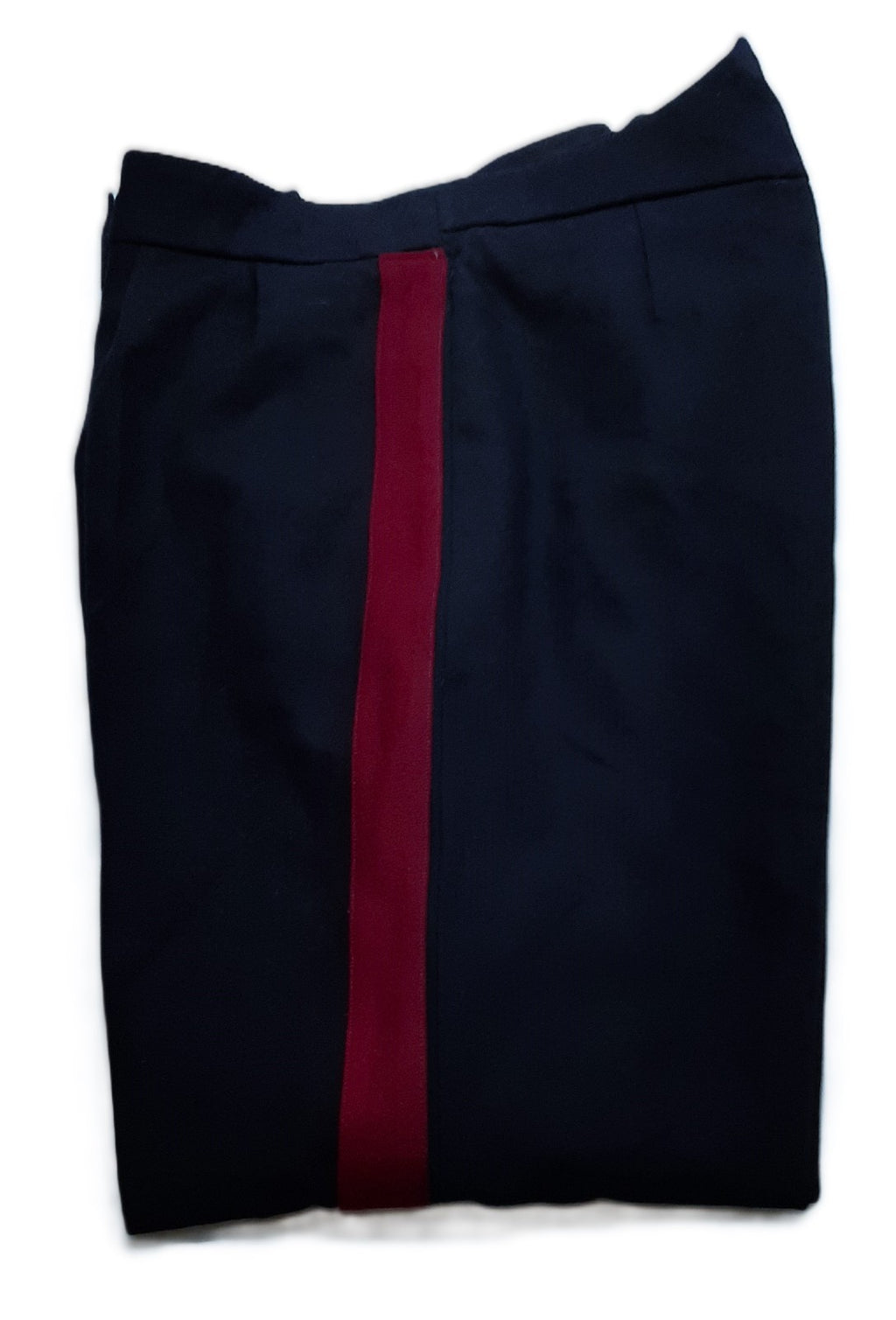 No1 Dress Trousers Wingback British Army Uniform Maroon Stripes Waist 42"