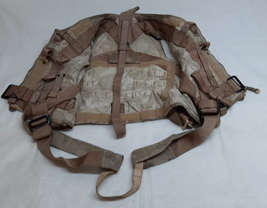 Camo Life Preserver MK60M British Forces Desert Pattern Jump Vest With Harness