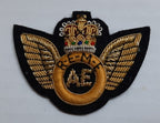 REME Aircraft Engineer Hand Embroidered British Army Old Pattern Insignia NOS