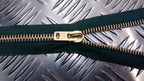 Genuine Vintage British Army 25" Closed End Metal Zip / Zipper Green NZ - NOS