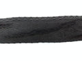 Black Viscose Oakleaf Lace 44mm wide with Jacquard Design, Leaves & Acorns NEW
