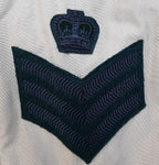 British Army Jacket No6 Gurkha Style Fully Buttoned Braided Crown Badge 3 Bar Chevron 176/96