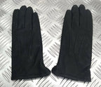 3 Dart Gloves Female Black Leather 3M Thinsulate Soft Lining Small