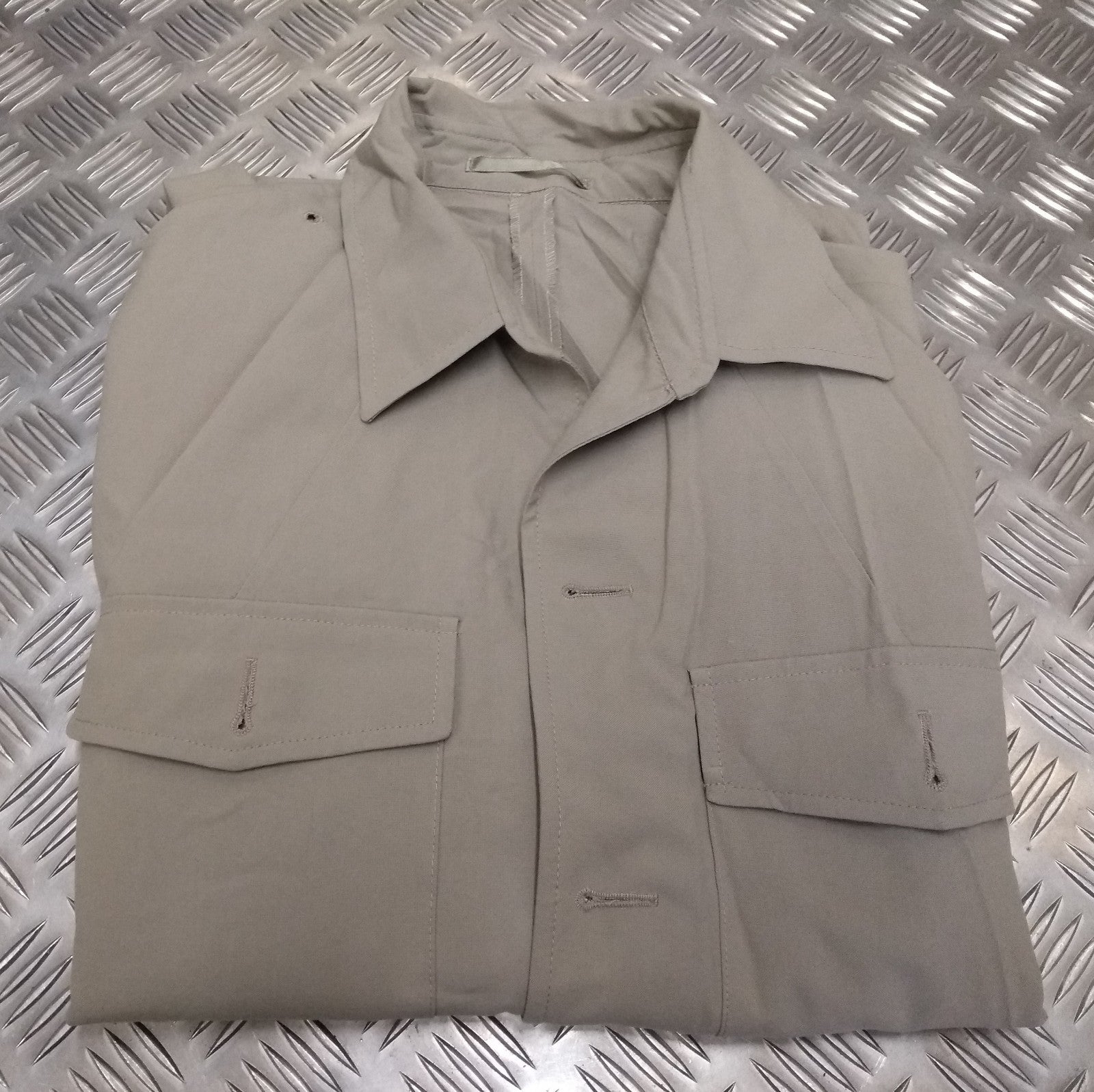 British Army No6 Jacket Dress / Tropical Jungle / No Buttons & Open Seam