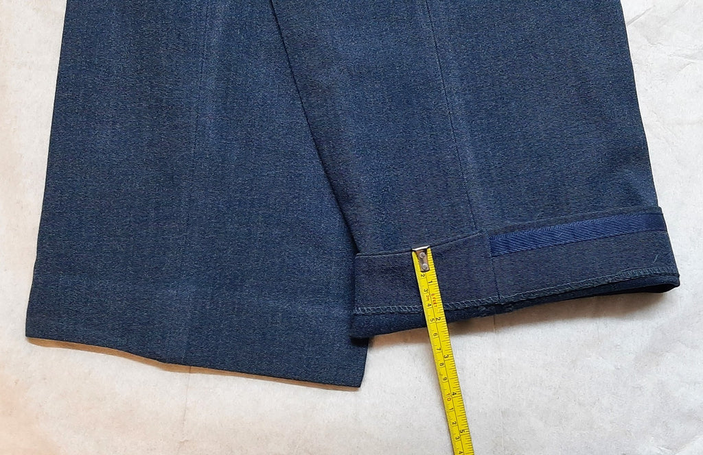 RAF Trousers Mens Blue - Grey Old Pattern British Dress Waist 34"