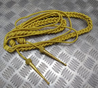 Army Ceremonial Aiguillette / Officers Lanyard Metallic Gold Tip Ends Present