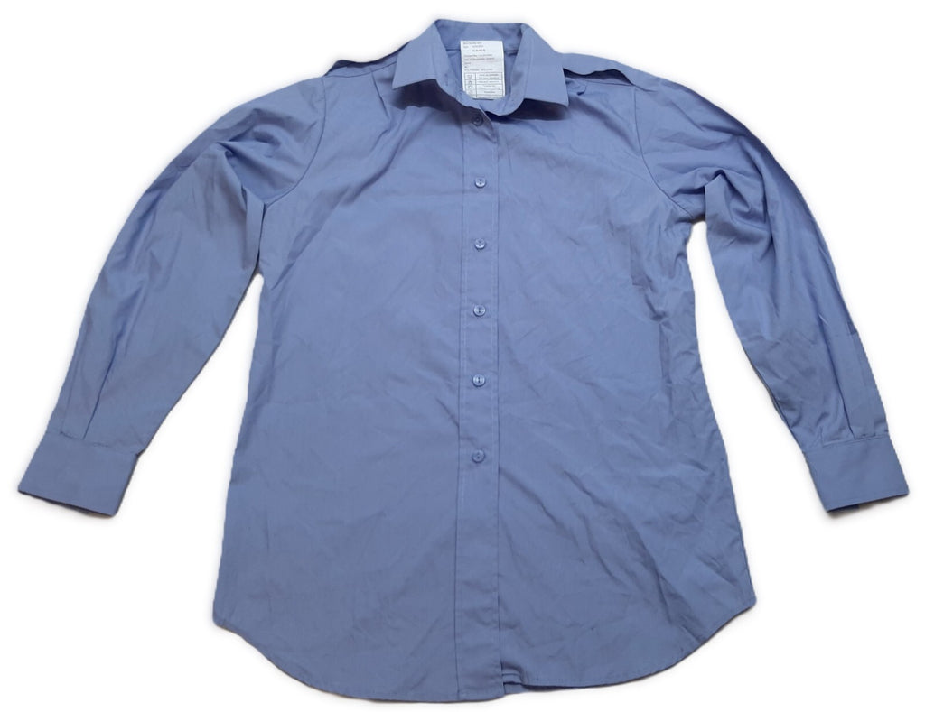 WRAF / RAF Womans Blue Shirt Royal Air Force Short or Long Sleeves G1
