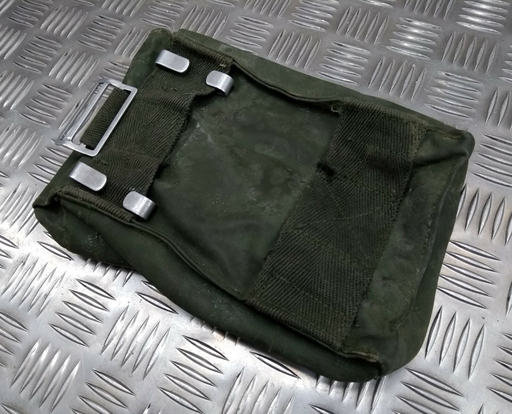 Genuine Vintage Swedish Green Vinyl PVC Side Utility Ammo Pouch MATT2