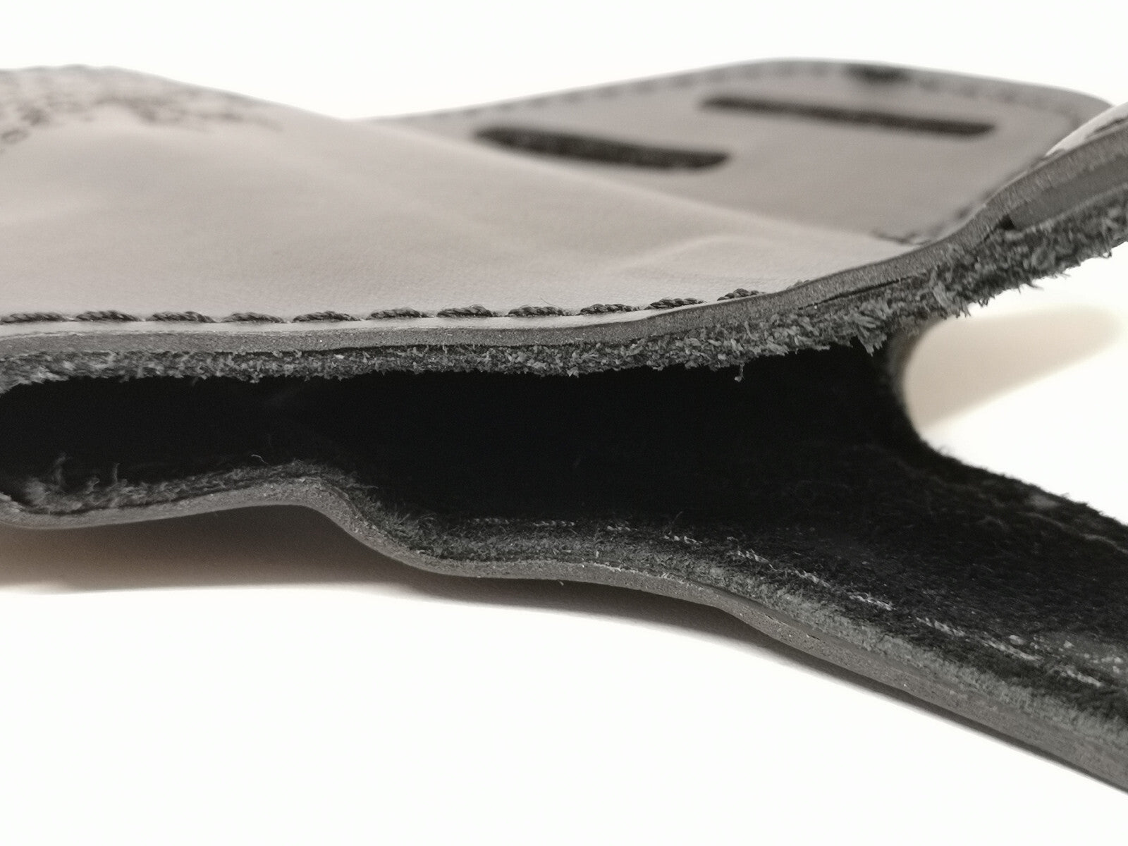 Safariland 328 Pancake Style Concealment Holster Black Plain Left Hand Draw