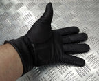 Military Style Black Leather Soft Thinsulate Lined 3 Dart Parade Gloves