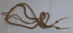RAF Royal Air Force Aiguillette Gold with Blue Senior OFC and Musicians Shoulder Garnish