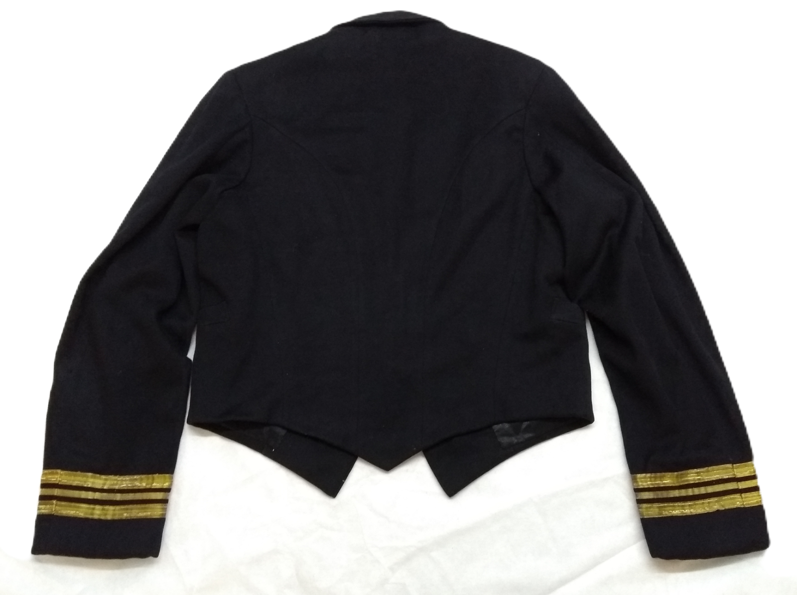 Vintage RN Mess Jacket 1950s Pattern British Royal Navy Kings Crown Buttons