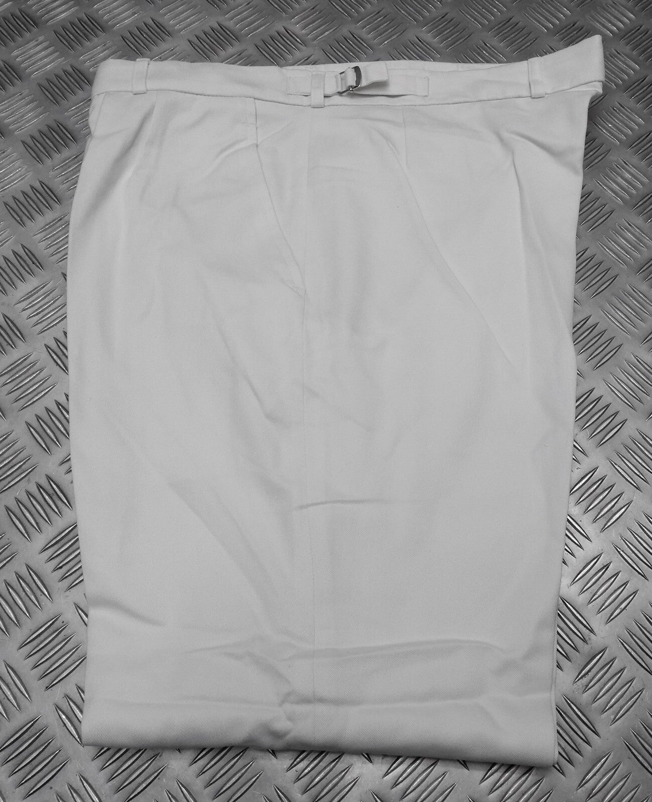 White Naval Trousers RN Style Class 1 CLI Smart Dress Straight Leg NEW