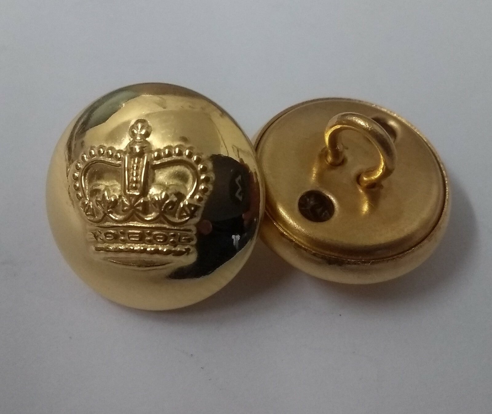 British Issue St Edwards Crown 28L Size Metal Dress Buttons x20