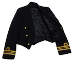 Vintage RN Mess Jacket 1950s Pattern British Royal Navy Kings Crown Buttons