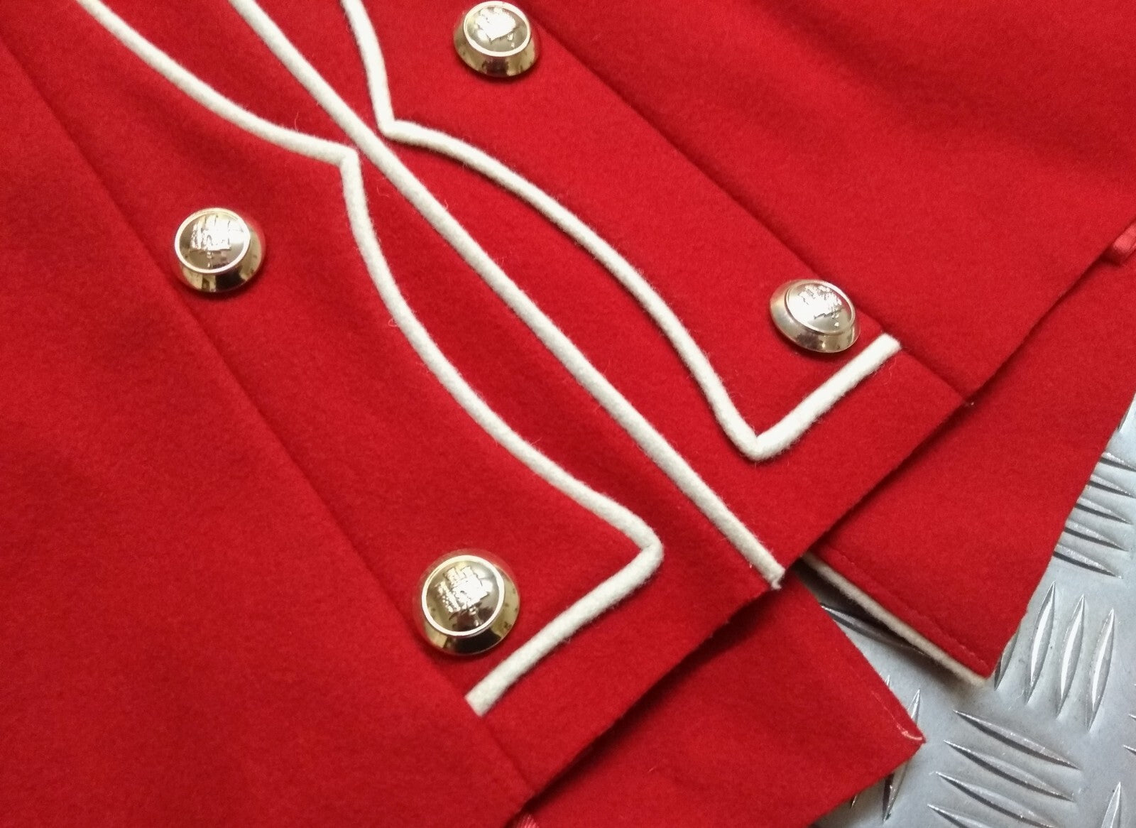 British Army Red Tunic Gibraltar Bandsman Ceremonial Style Jacket Good Size