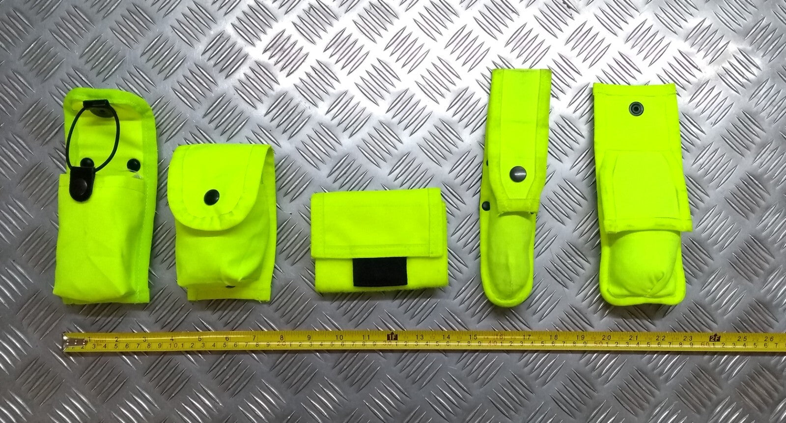 Aegis Pouch Set 5 PC Hi Viz Molle Vest Accessory Pouches Twist Click Interlock