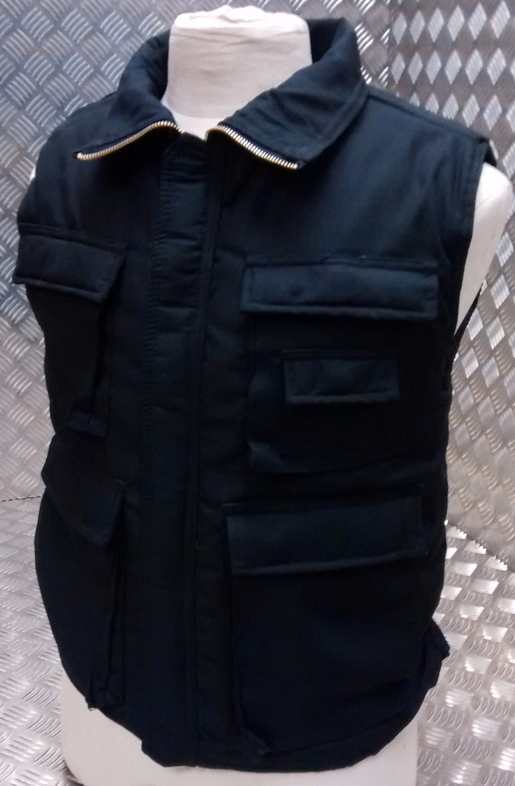Hunters Action Vest Stealth Black Tactical Fishing Body Warmer - NEW
