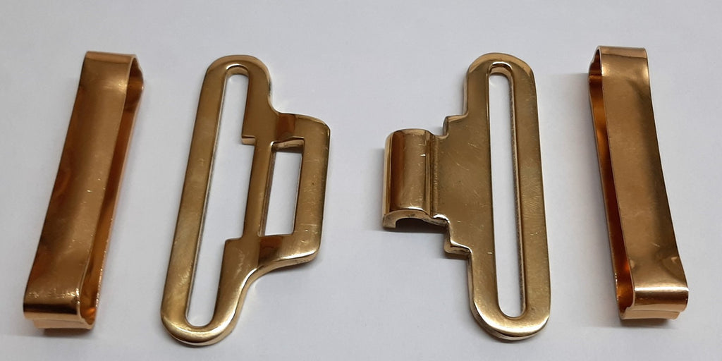 Buckle Set for Pistol / Load Carrying Courlene Parade Belts 57mm/58mm