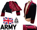 British Army RAMC Mess Dress Jacket Style with Maroon Lining