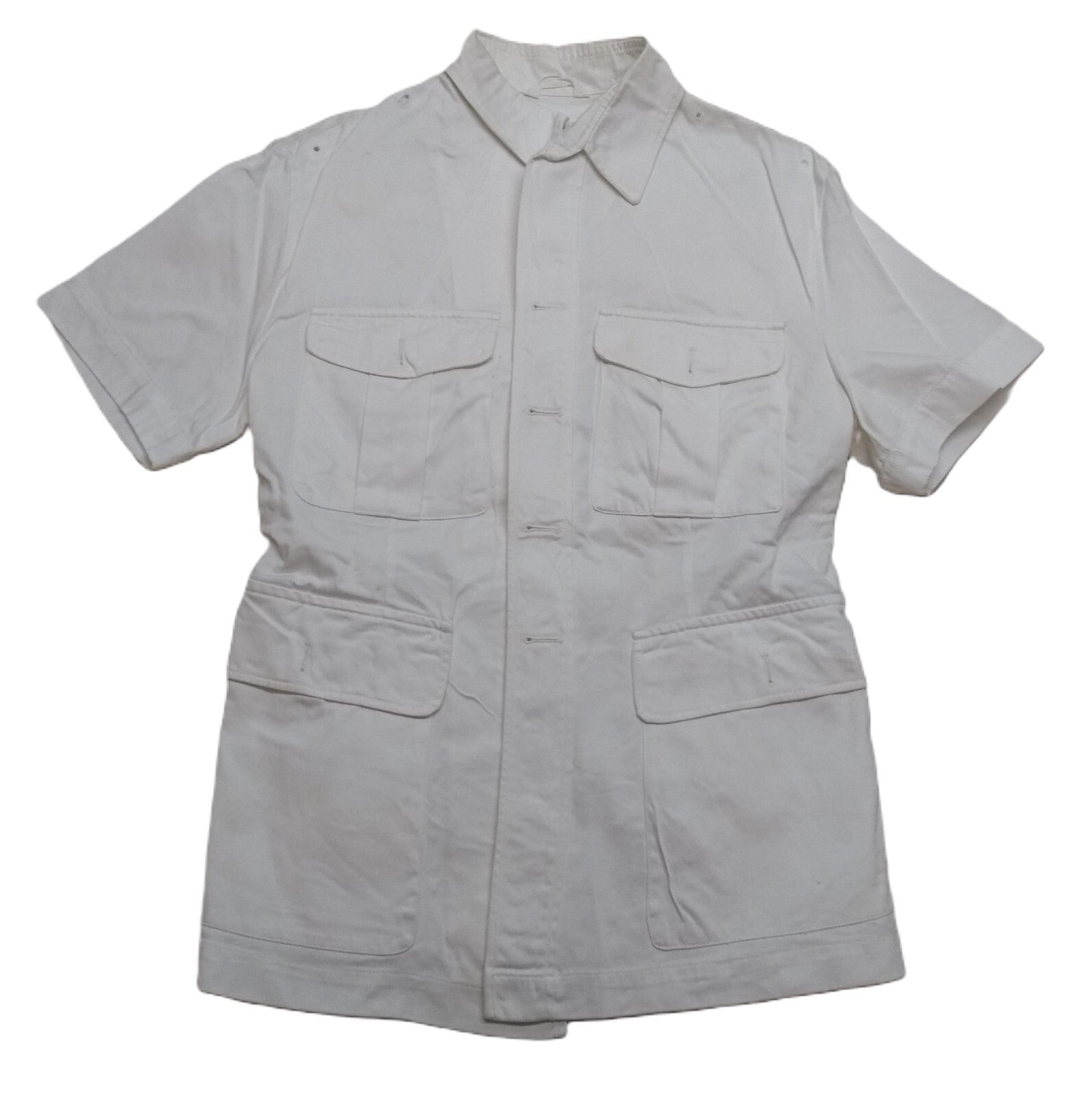 Vintage Bush Jacket Man's British Naval RN Ofc Dress No Buttons