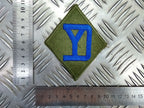 United States 26th Infatry Division Braided Patch US