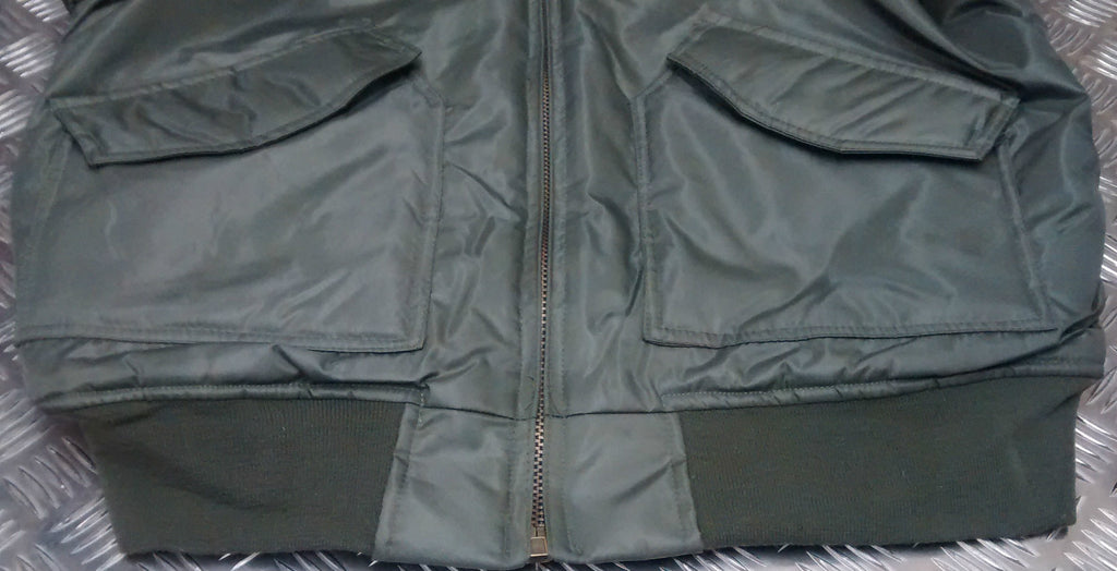 MA2 CWU US Military Style Bomber Jacket Green NEW