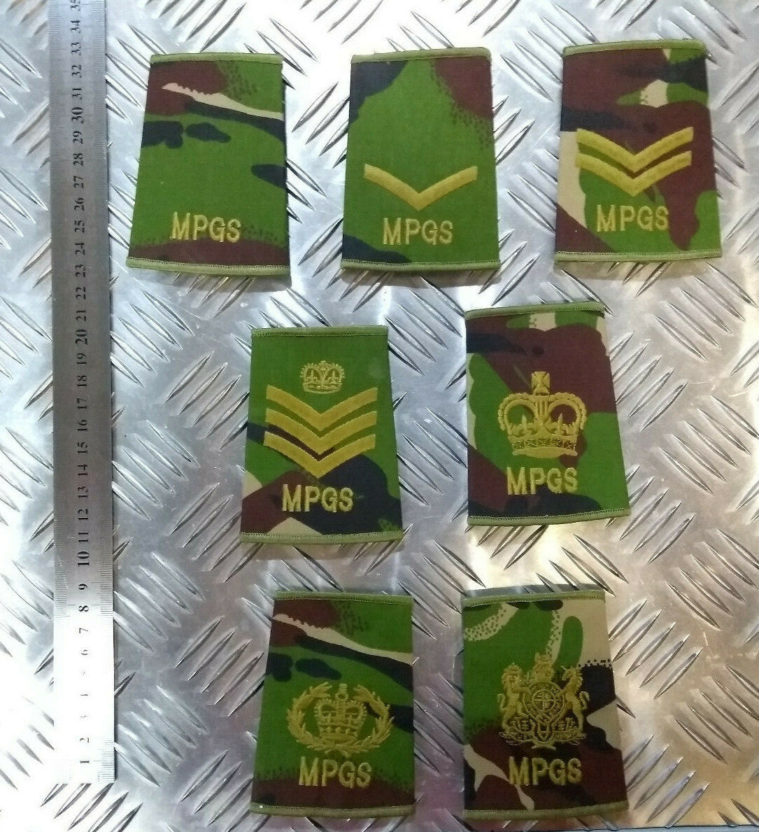 Woodland DPM Camo MPGS Service Slides British - Assorted