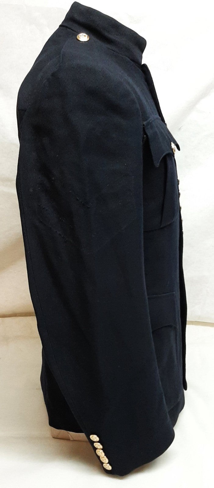 British Army Welsh Jacket Vintage No1 Blue Dress Coat No Rank