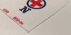 Royal Navy Chief Petty Officer General Nurse Red and Blue on White Cloth Patch