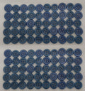100 Vintage Buttons 4 Hole Shirt / Shank Anchors Pearlesque Blue 11.3mm NOS