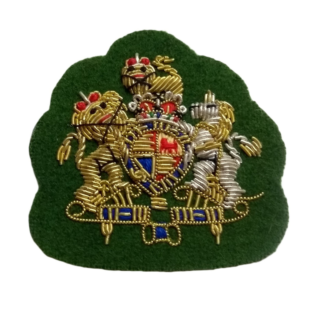 Mess Kit Badge WO1 Green British Hand Embroidered Insignia Arm Patch