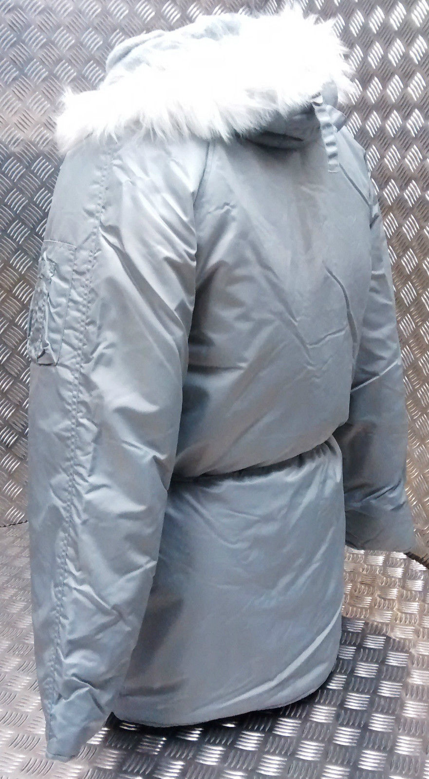US N3B Military Style ECW Snorkel Parka Grey NEW