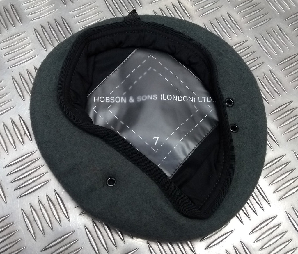 Army Grey Beret Genuine Hobson London Manufactures Sample 7 56cm