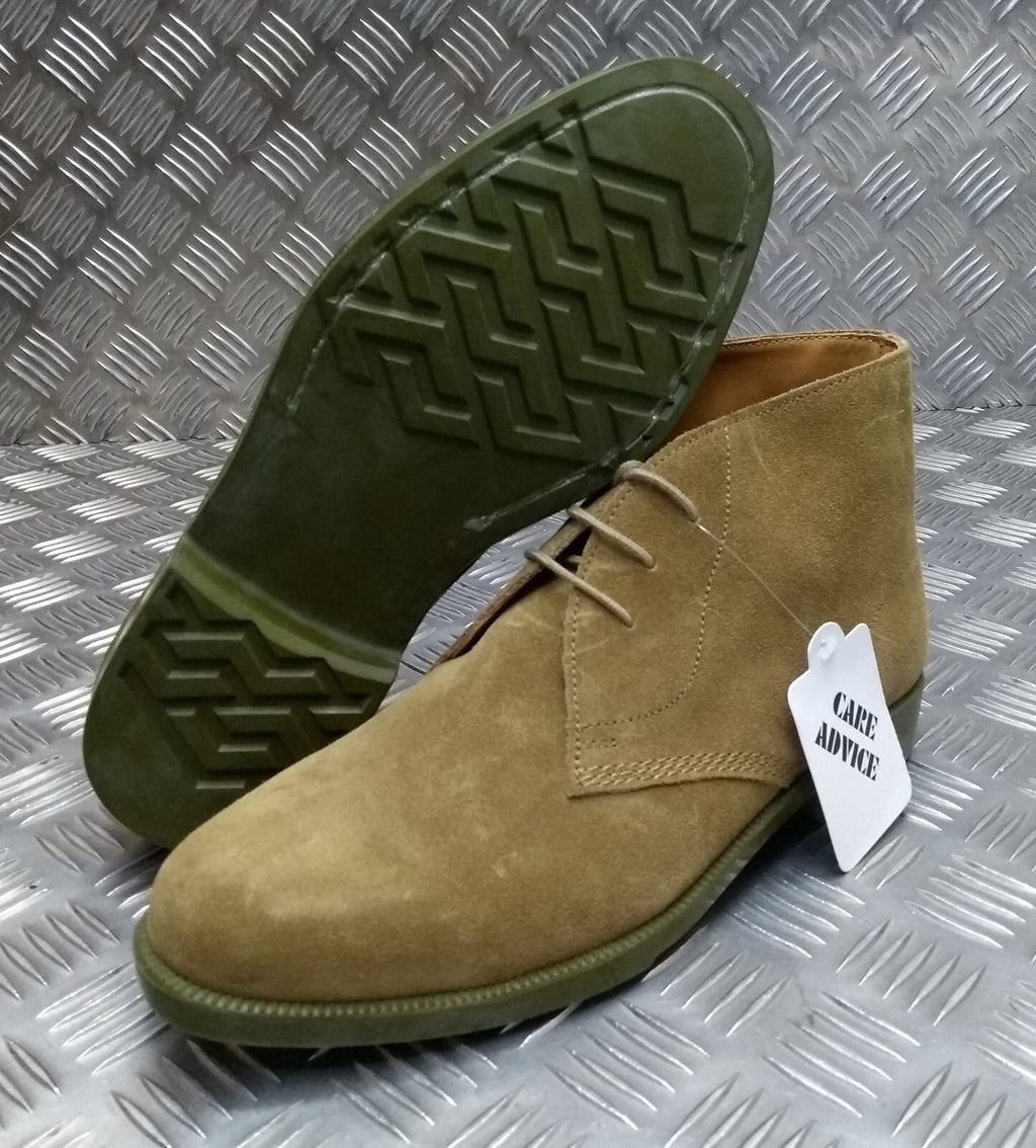Desert Nubuck DMS Sole Ankle Boots Suede Issue Soldier 6M NEW with Box