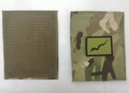 Genuine British Army MTP Blanking Patches with 101 Logistic Brigade TRF Badge