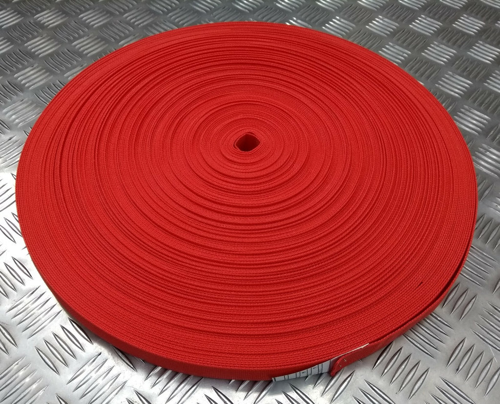 Mil-Spec Ceremonial Red Parade Courlene 32mm Sling Web Nylon Material