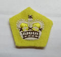 Primrose Rank Crown No1 WO 2 KRH Yellow British Army Embroidered Officer's Patch