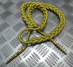 Bahrain Half Aiguillette NG & Officers Ceremonial Lanyard Metallic Gold Tip Ends