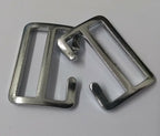 Genuine British Issue 1 1/4" Chrome Plated Rifle Sling Buckles X2 STD53